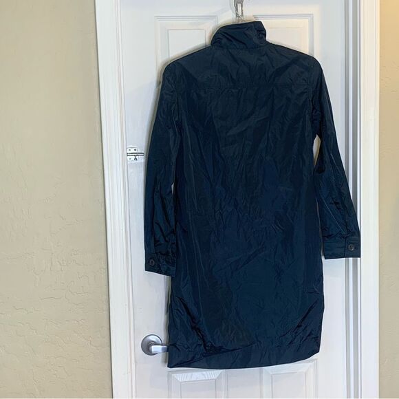 Nuala x Puma Lightweight Raincoat Trench Coat Blue Size Large - Picture 4 of 13